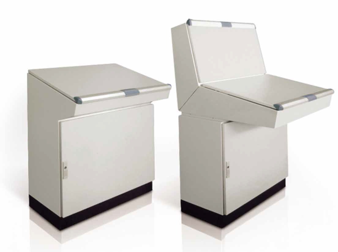 Compact metal control desks KSAS2 & KSAS3 series